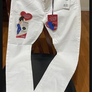 YMI Classic White Denim Pants